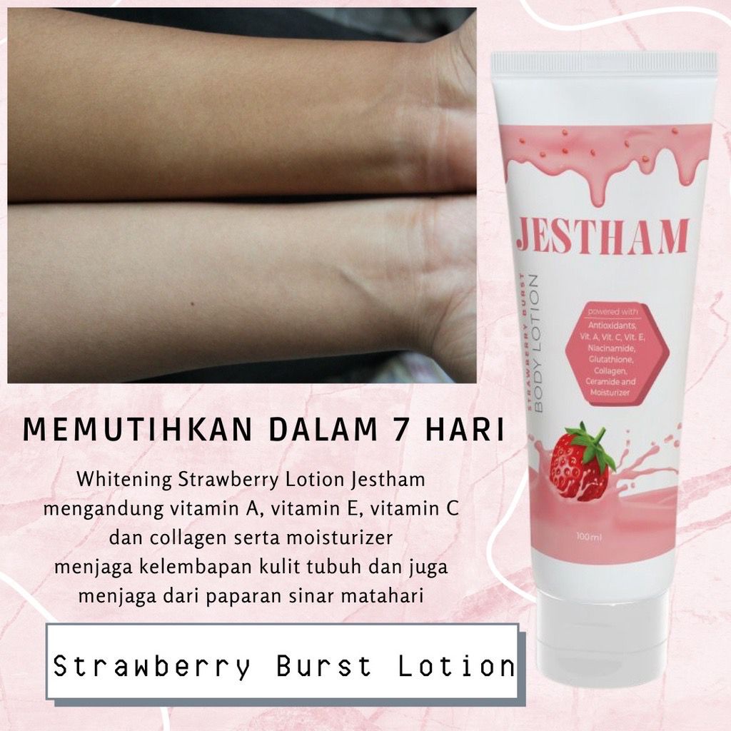 Lotion Pemutih Jestham BIG Super Dosting Pemutih ,Super Cepat Memutihkan dalam 7 Hari