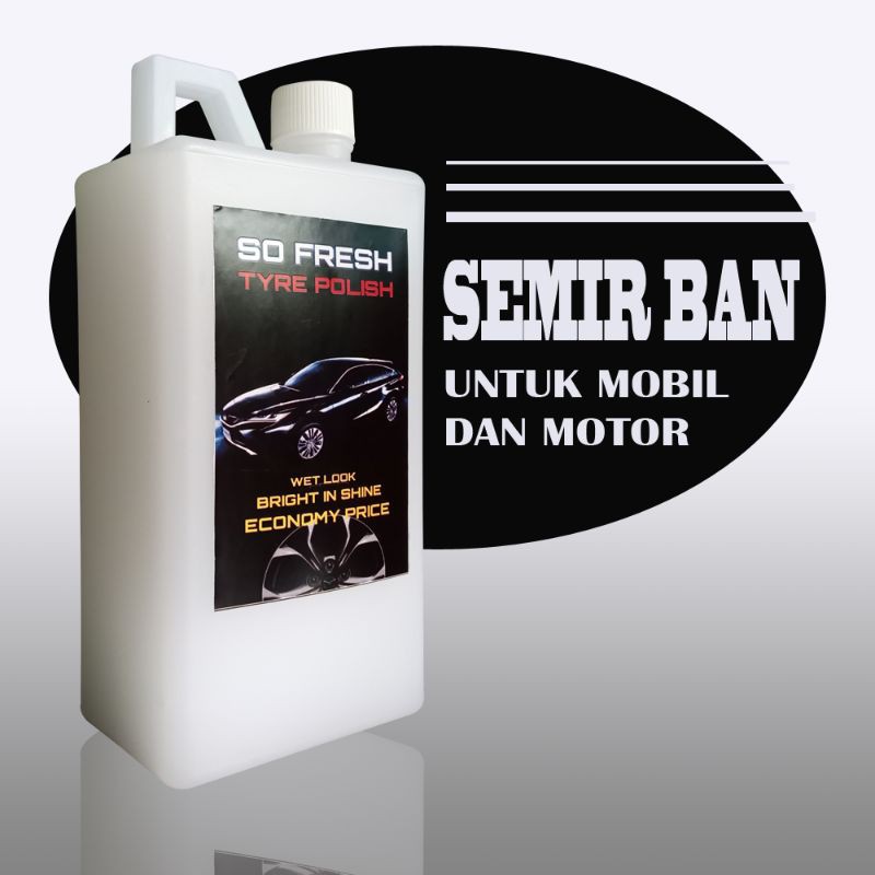 SEMIR BAN MOTOR DAN MOBIL 1 LITER