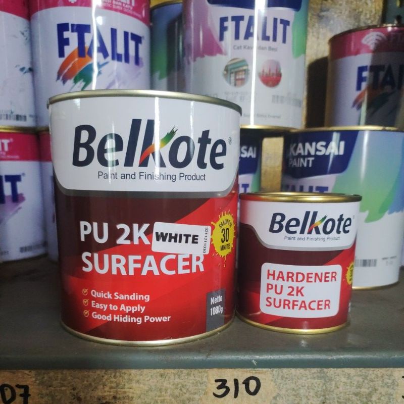 Epoxy Blekote Pu 2k Surfacer white 1.L