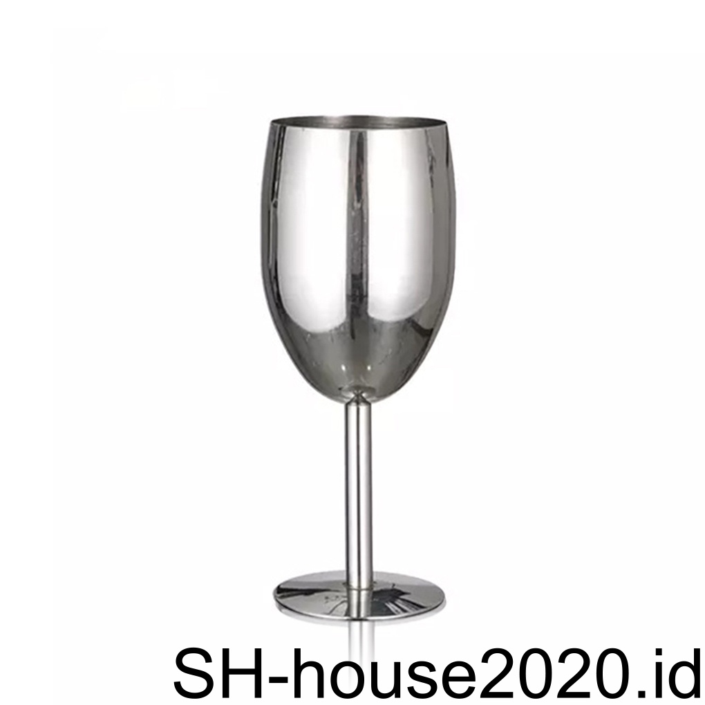 (house2020) Gelas Anggur Merah Bahan Stainless Steel Untuk Bar / Restoran