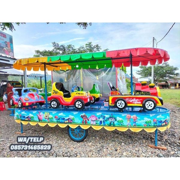 Odong Odong Kereta Panggung Mobil Full Fiber