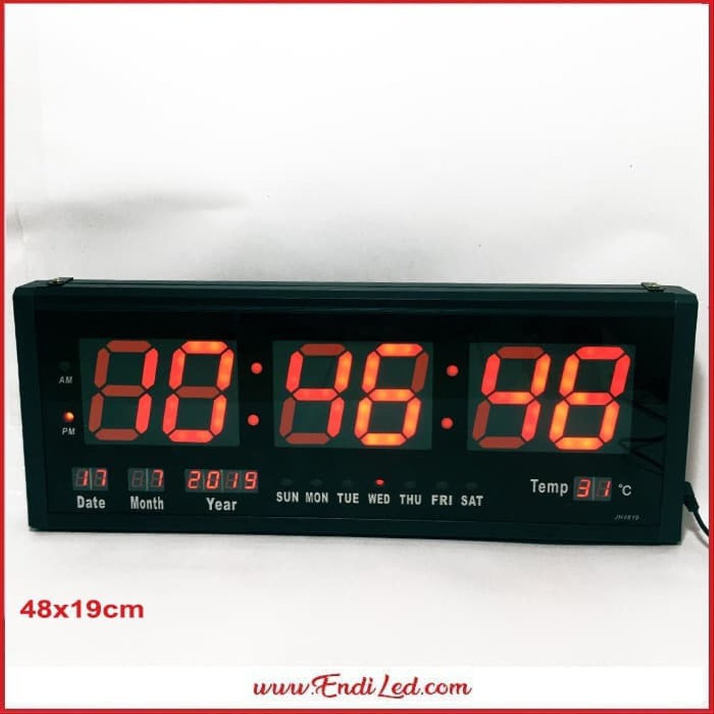 Jam dinding digital besar 4819cm