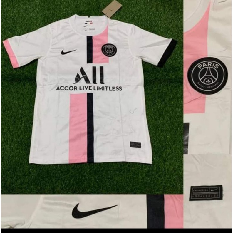 Jersey Psg Away Putih Terbaru 2021/2022 GO Import