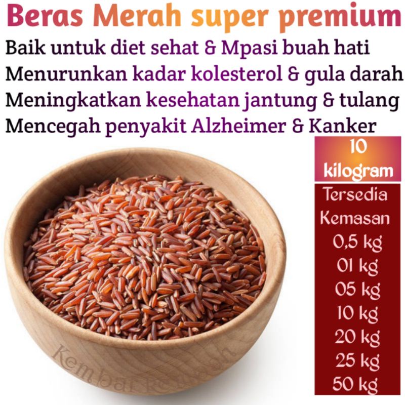 

Beras merah diet 10 kg