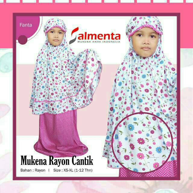 MUKENA ANAK // MUKENA RAYON CANTIK