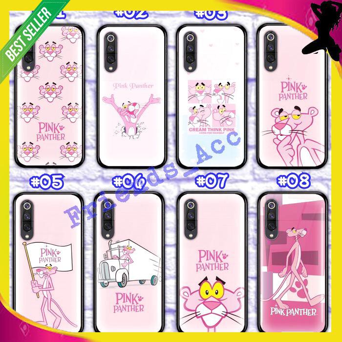 PREMIUM CASE GLASS MOTIF PINK PANTHER FOR SAMSUNG A71