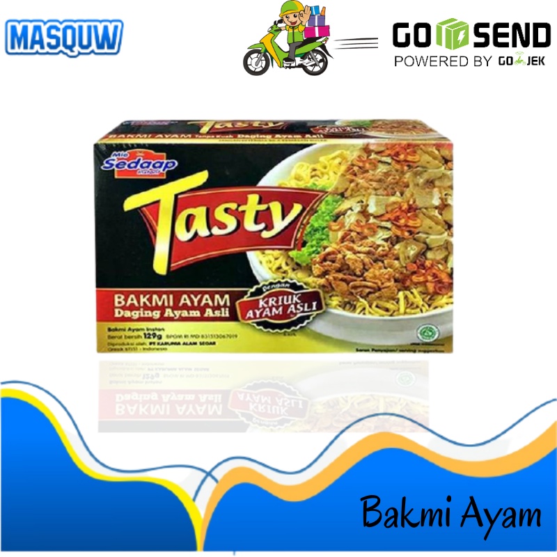 

SEDAAP TASTY Mie Instan Bakmi Ayam Bag 129GR