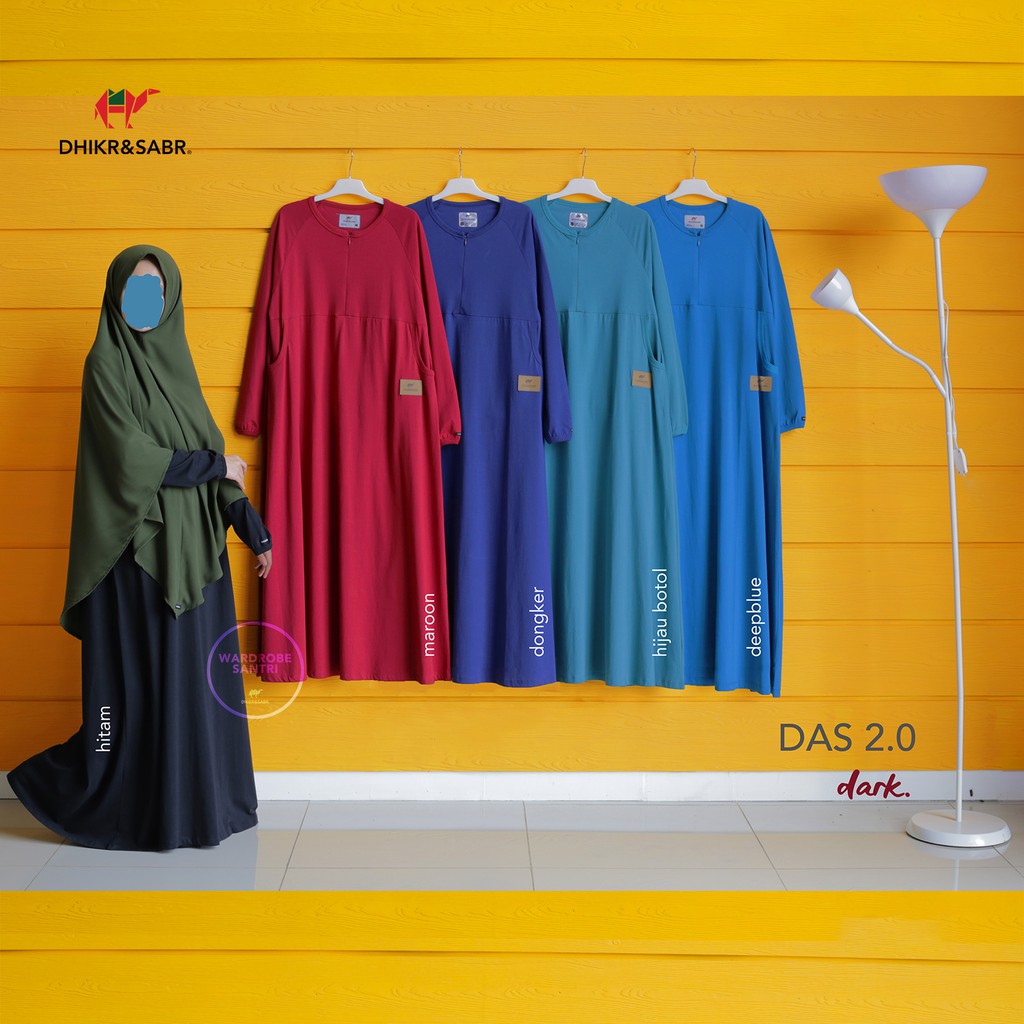 Terbaru Promo Gamis DHIKR&SABR® -  DAS 2.0 DARK Series 2020 (ORIGINAL)
