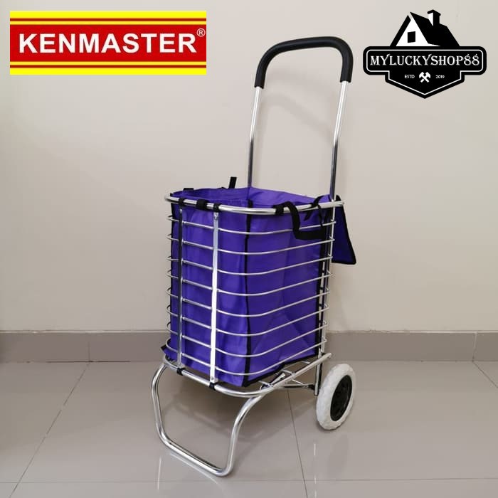 Kenmaster Kent KT-3002 Trolley Cart Aluminium Bag - Trolly Keranjang - Troli