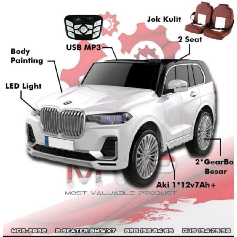 Mainan anak MOBIL AKI BMW X7 MOB