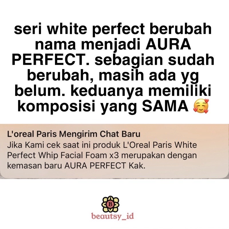 Loreal White Perfect Aura Clinical Day Night Cream 50 ml  L'oreal Paris Krim Pagi Malam ORIGINAL COD