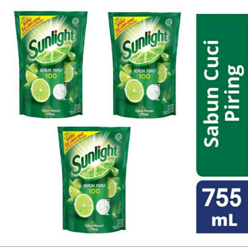 sunlight sabun pencuci piring 755ml