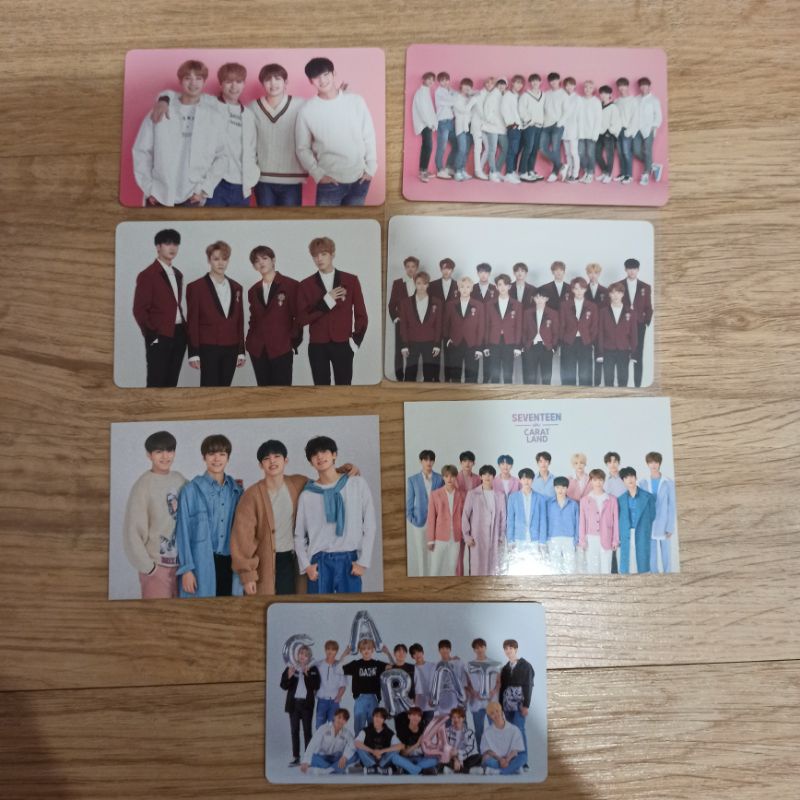 HIP HOP UNIT OT13 SEVENTEEN CARATLAND PHOTOCARD PC CARGEN CARAT GEN