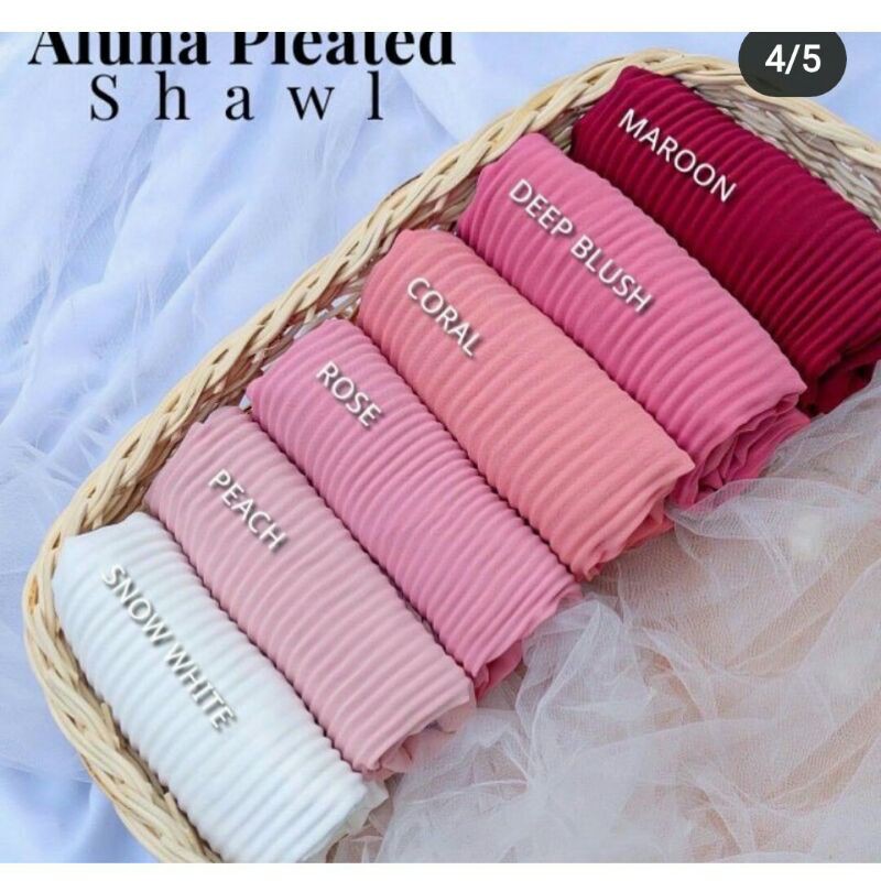 Pashmina Aluna Plisket