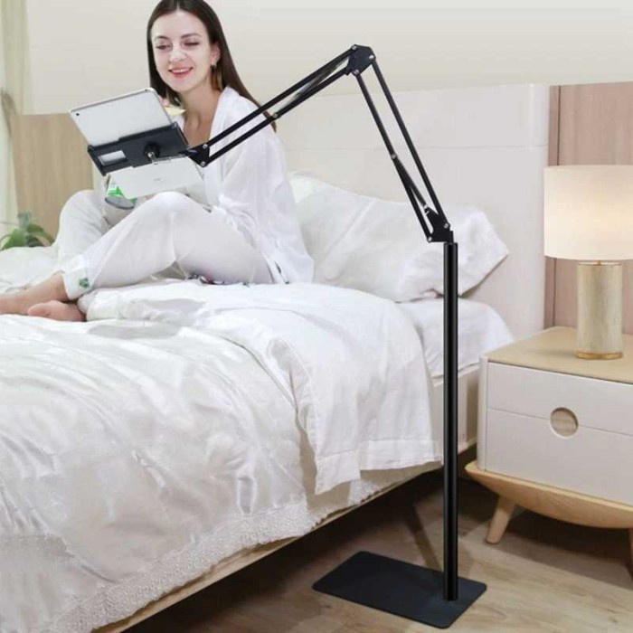 FMFIT Lazypod Stand Tiang Tablet iPad HP Phone Holder Lantai Ranjang Meja lazy pod