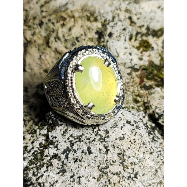 NATURAL IDOCRASE CINCIN BATU AKIK LUMUT SUNGAI DAREH PUCUK PISANG KODE 01549