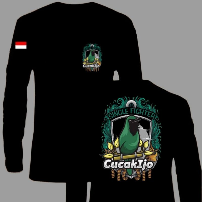 KAOS KOMUNITAS BURUNG CUCAK IJO BAHAN ADEM