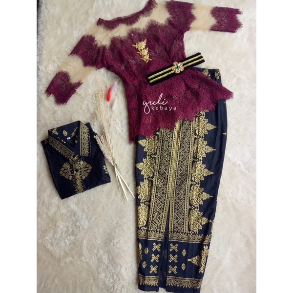 Set Kebaya Couple Wisuda Kondangan | Sarimbit Batik Keluarga