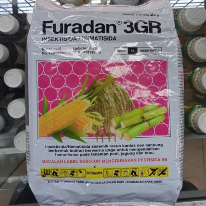 Insektisida/Nematisida Furadan 3GR Kemasan Pabrik 2kg