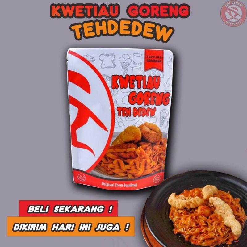 

Kwetiau Goreng Sambel Geprek Teh Dedew