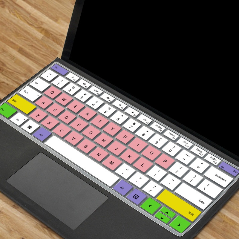 Skin Cover Pelindung Keyboard Silikon Ultra Tipis Lembut Untuk Microsoft Surface Pro7 / Pro6 / 5 / 4 / X 12.3 &quot;