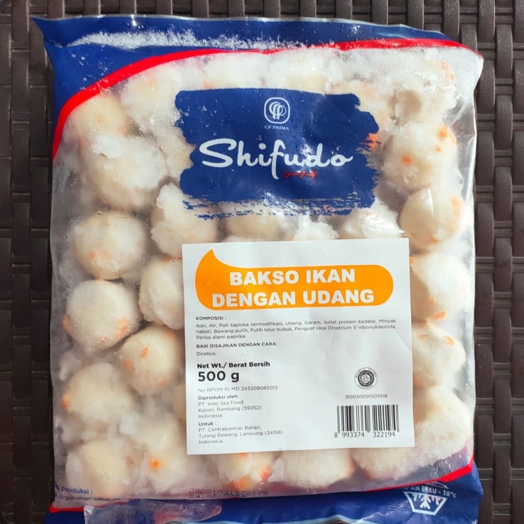 Jual Shifudo Bakso Ikan Dengan Udang 500gr Shopee Indonesia