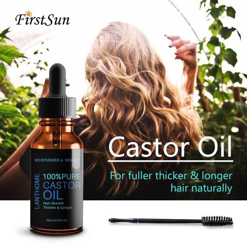 LANTHOME CASTOR Serum Penumbuh Rambut Organic Hair Growth Oil 10ml