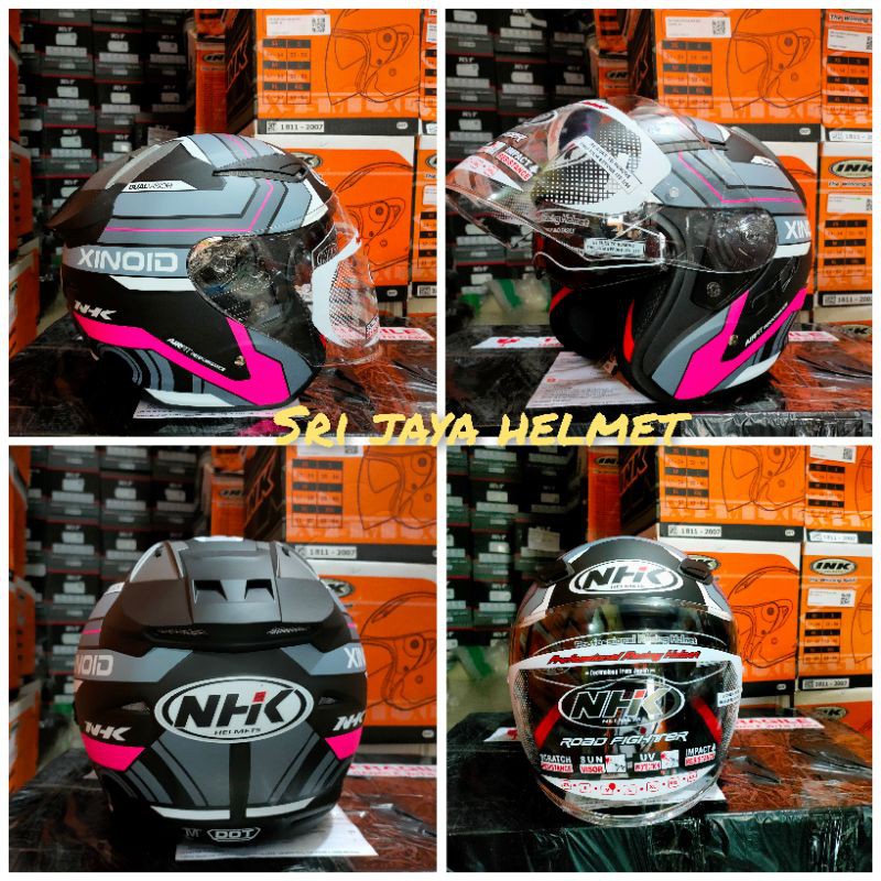HELM NHK R1/NHK HALLFACE NHK R1 XINOID R1 BLKA DOFF PING DOBEL VIDOR ORIGINAL