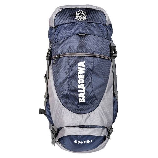 (BAYAR DITEMPAT) CARRIER TERBARU BALADEWA 65 plus 10L 75L IRCO OFFICIAL FREE RAINCOVER ORIGINAL