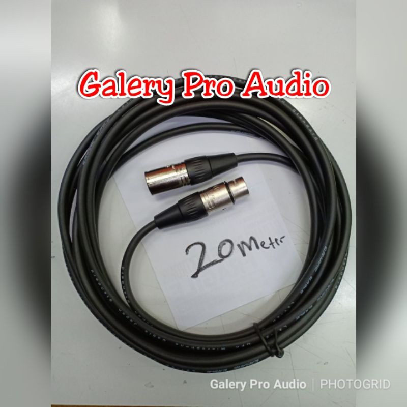 Jual Kabel Parled Beam Mic Xlr Female Pin To Male Pin Panjang Meter Kabel Canare Shopee