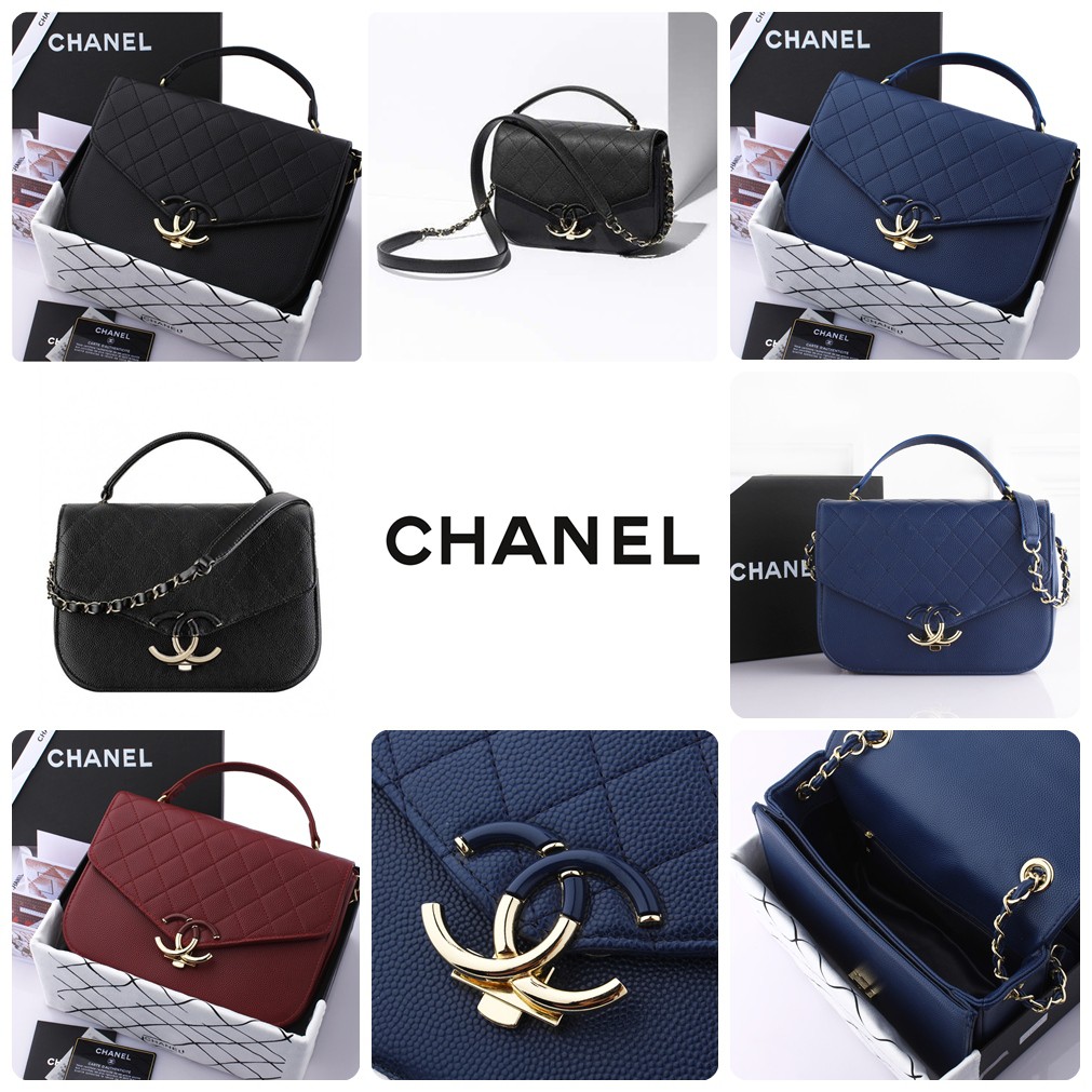 Chanel Flap CC Bag Caviar Include BOX #9811