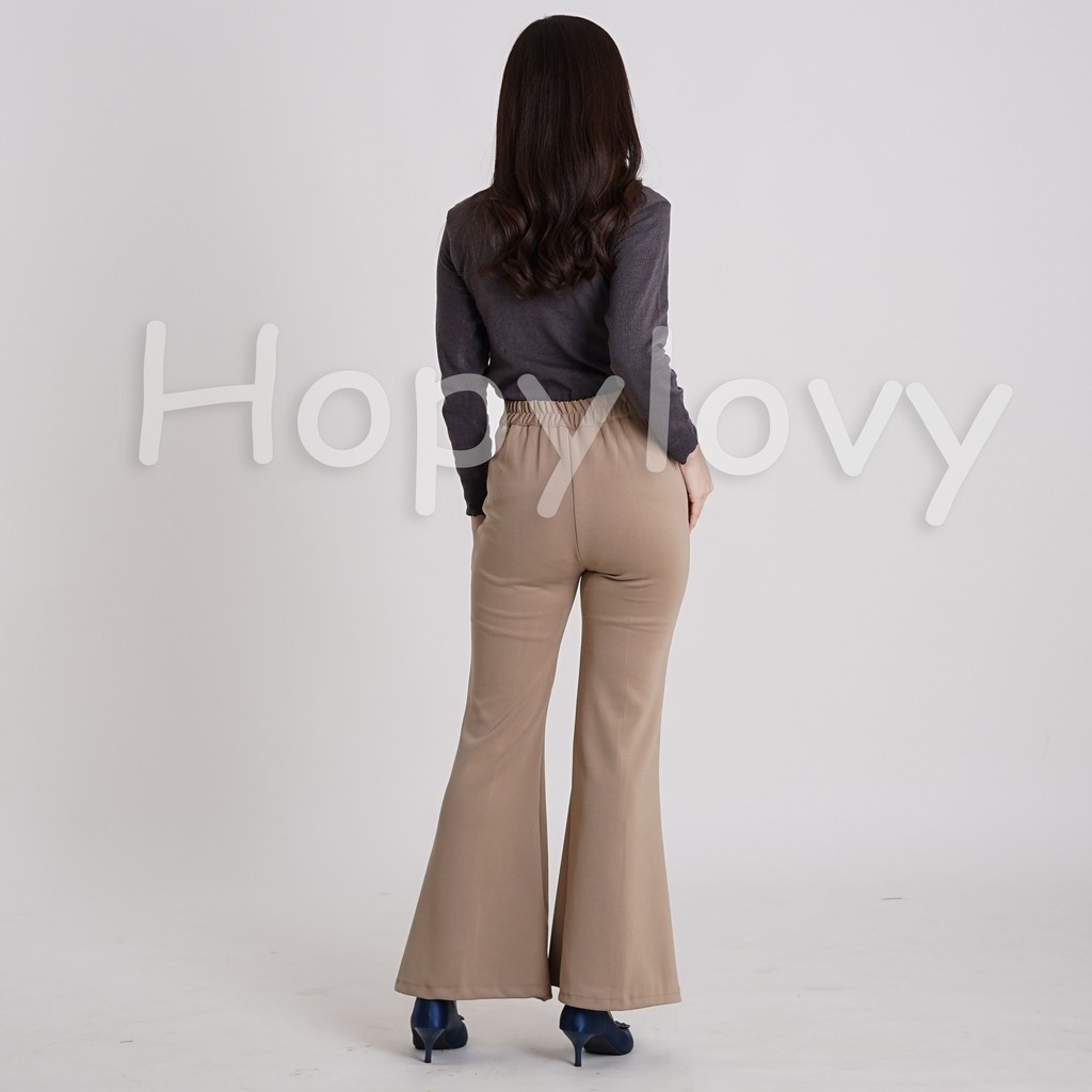 Celana Cutbray Wanita bahan Scuba Tebal Premium Pants / Celana Panjang Wanita Model Cutbray Highwaist HOPYLOVY