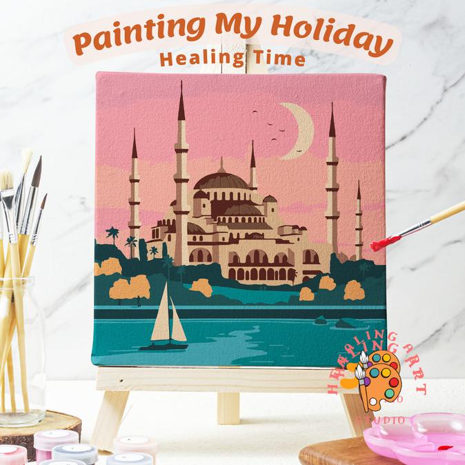 

Painting by Number Healingart Canvas 20x20 Lukisan Hagia Shopia Turki