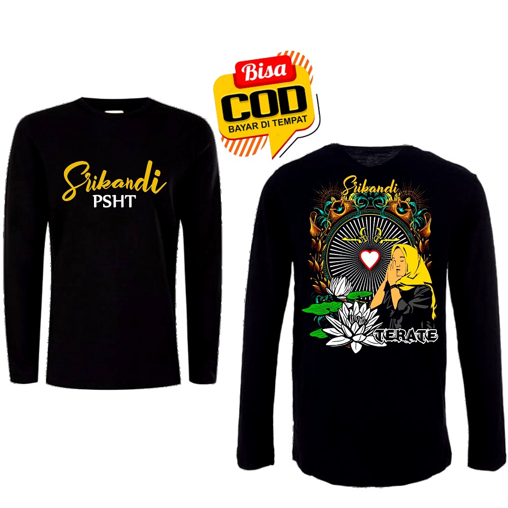 KAOS SRIKANDI PSHT LENGAN PANJANG-KAOS SRIKANDI PSHT TERBARU-KAOS PSHT SRIKANDI-KAOS SRIKANDI TERATE