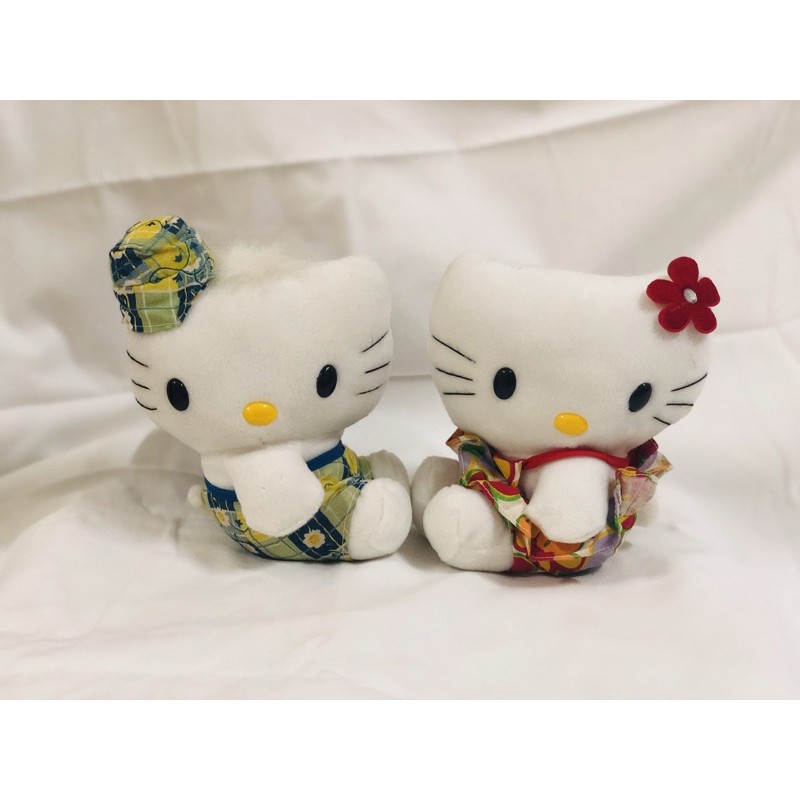 Boneka Hello Kitty Couple / Hello Kitty preloved / Hello Kitty pantai / hello kitty import
