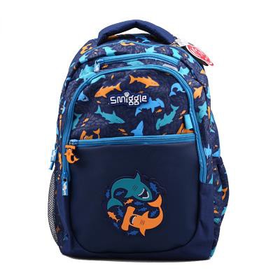  Tas  Ransel Smiggle  Shark Blue Navy Shopee  Indonesia