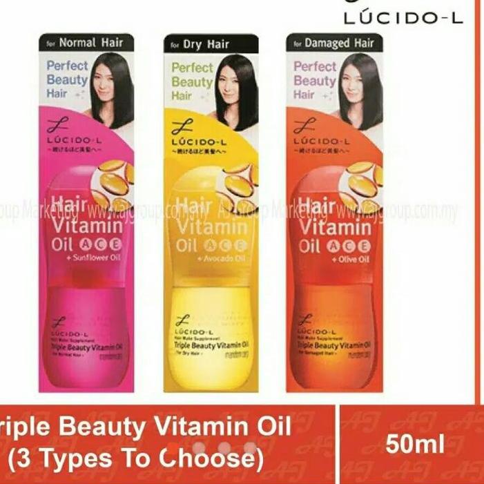 [ GROSIR ] Lucido L Vitamin Rambut Hair Vitamin Oil 50 ml .,