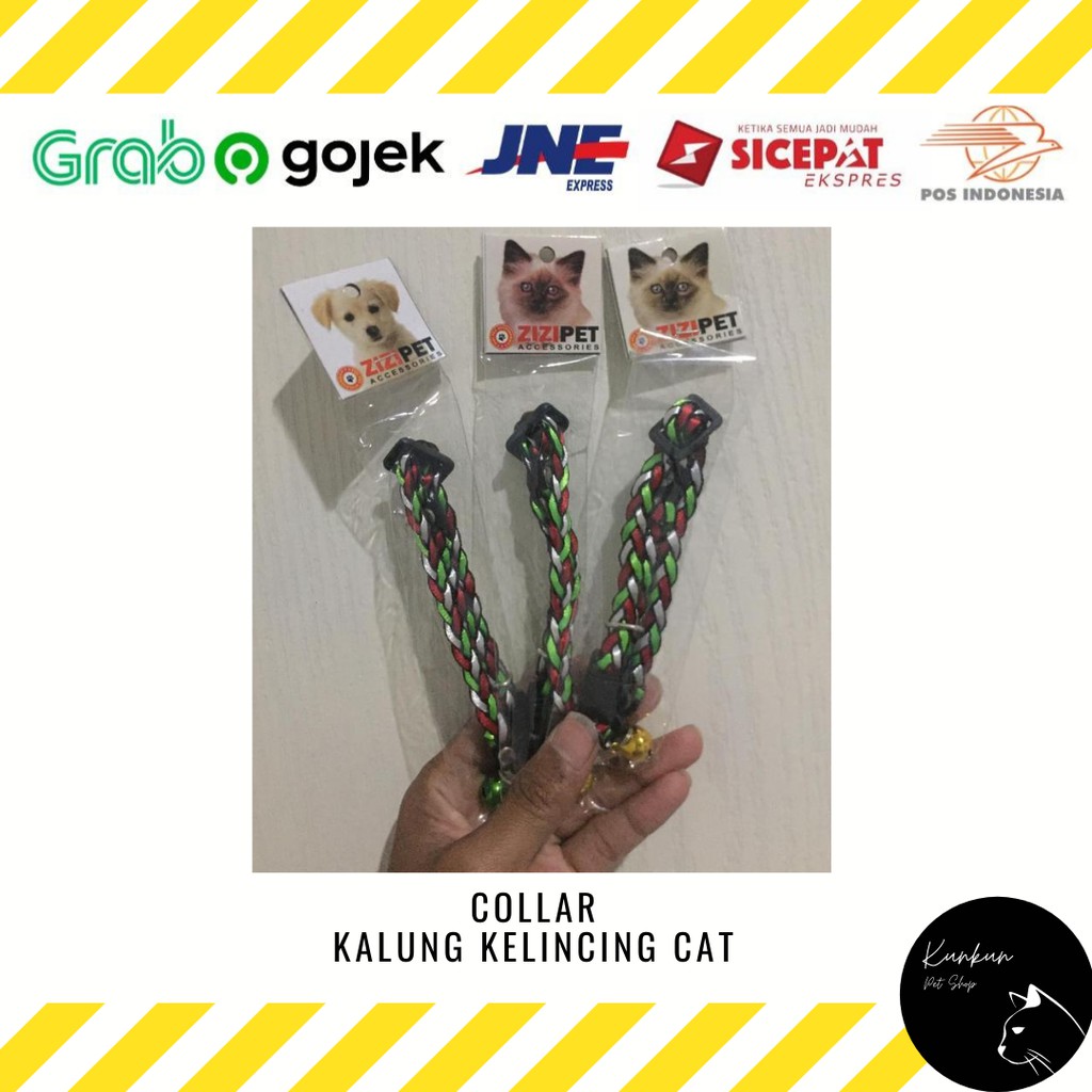 KALUNG LONCENG CAT/DOG MOTIF KEPANG (ACCESORIS)