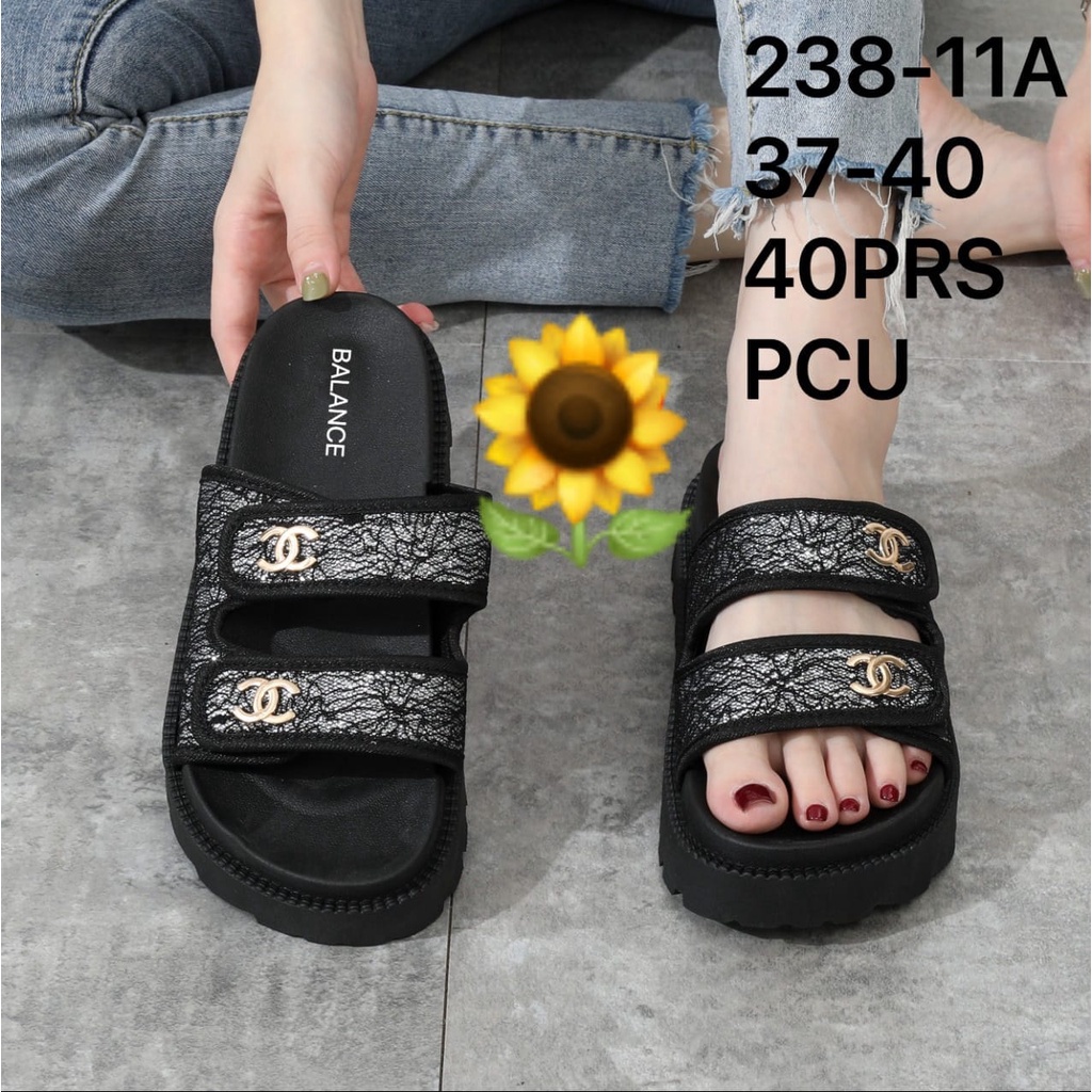 Sandal Karet Jelly Wedges Wanita import Model Terbaru Original Kekinian by AGUNG STYLE Balance 238-11A
