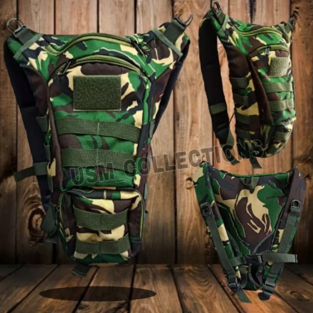 TAS PUNGGUNG SPEDAH ARMY TACTICAL 15 LITER 3 RUANG SAKU