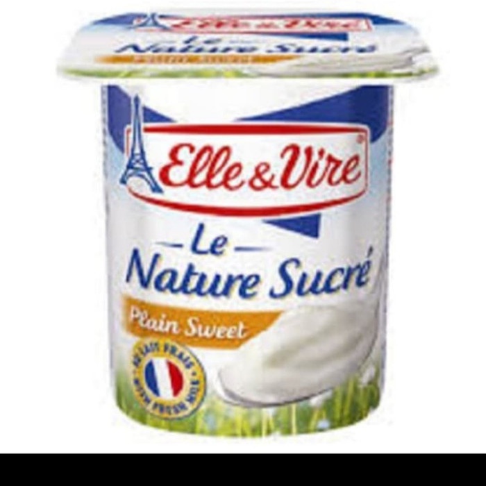 

Krim- Elle Vire Youghurt Plain Sweet / 125Gr -Krim.