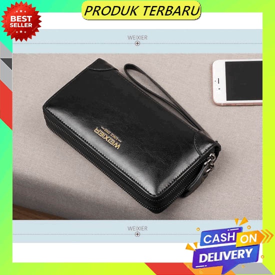 Jeep Dompet Kulit Pria Clutch Pria Import Premium  Termurah Fashion Pria Keren Multifungsi Cl089 - B
