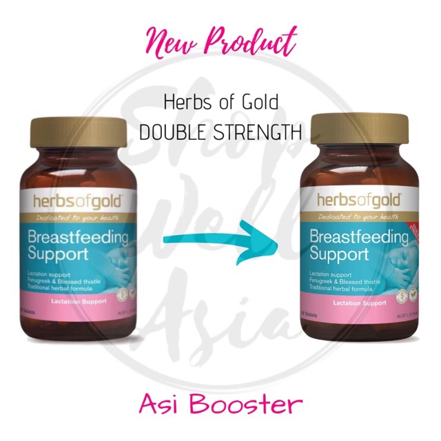 Herbs of Gold Breastfeeding Support - Asi booster