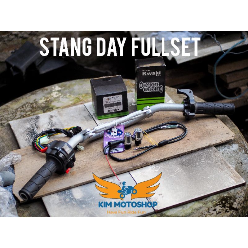 KIM - Paket Touring Stang Stir Day lokal merk SHJ low fullset pnp CB150R Vixion Megapro GL Tiger CB