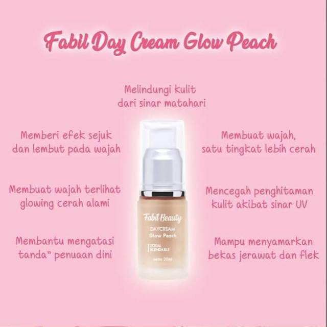 

Fabil Day Cream glow peach