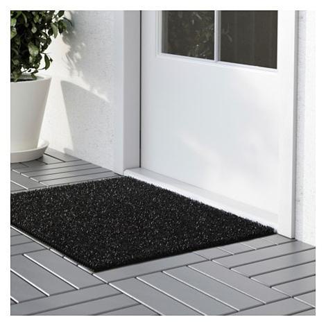 BISA COD IKYdby Keset Pintu Hitam In / Outdoor 58x79 Cm Kasar Door Mat