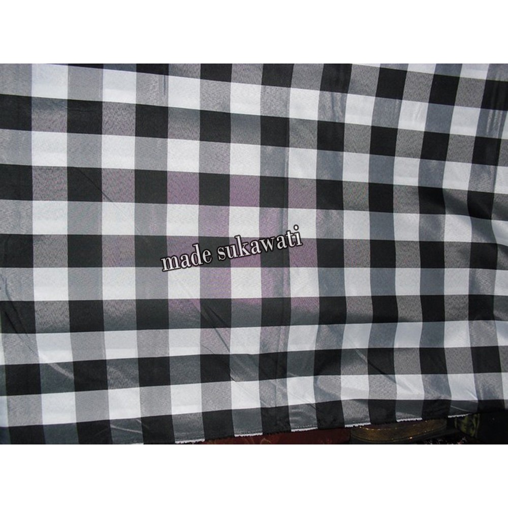 Kain poleng  kotak catur bali lebar  140cm Shopee Indonesia