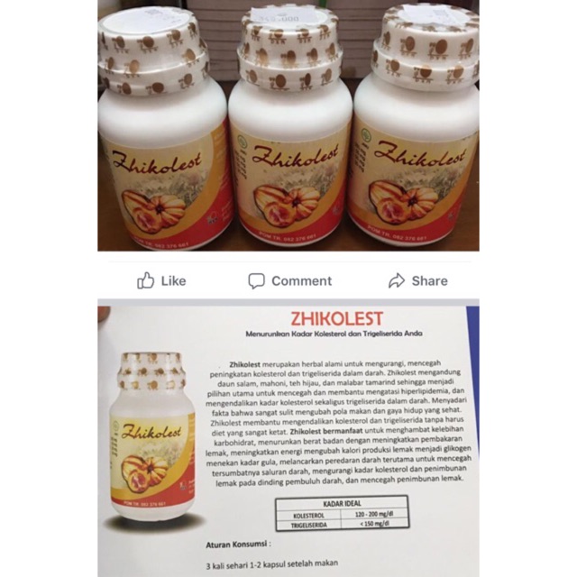 DXN ZHIKOLEST ISI 90KAPSUL [OBAT HERBAL KOLESTEROL]