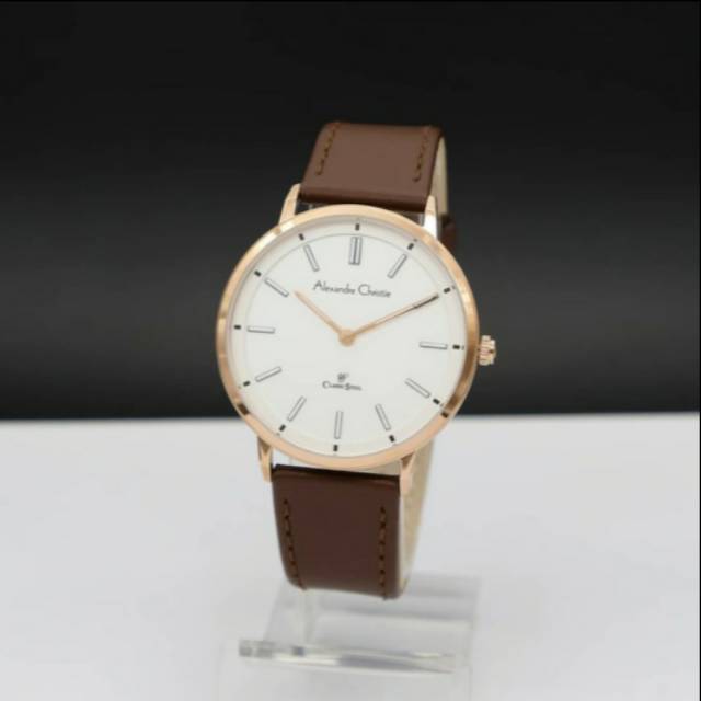 AC 8492 ladies leather / AC8492 brown rosegold cewe original