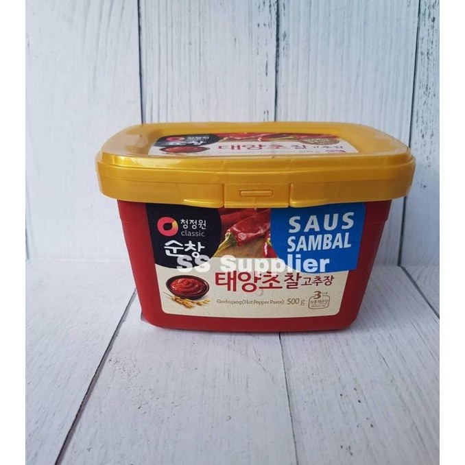 

Daesang Sunchang Gochujang 500 GR- Cabe Pasta Korea- Hot Pepper Paste